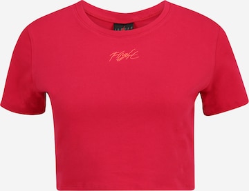 T-shirt fonctionnel Jordan en rose : devant