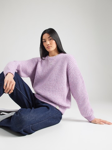 Iriedaily Pullover 'Hairiette' in Lila: Vorderseite