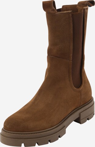 MJUS Chelsea boots 'BEATRIX' i brun: framsida