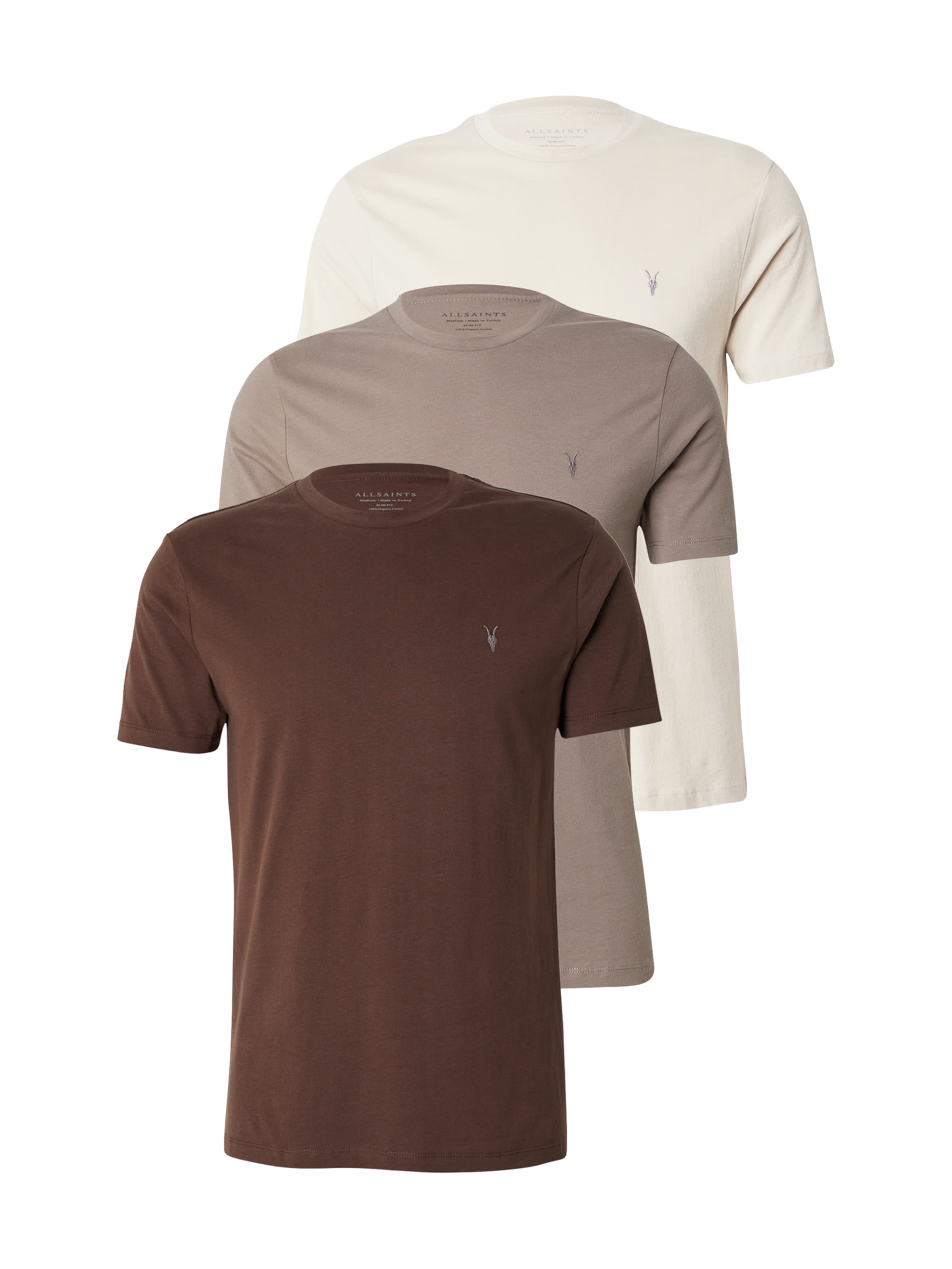 T-Shirt 'BRACE' AllSaints en beige : devant