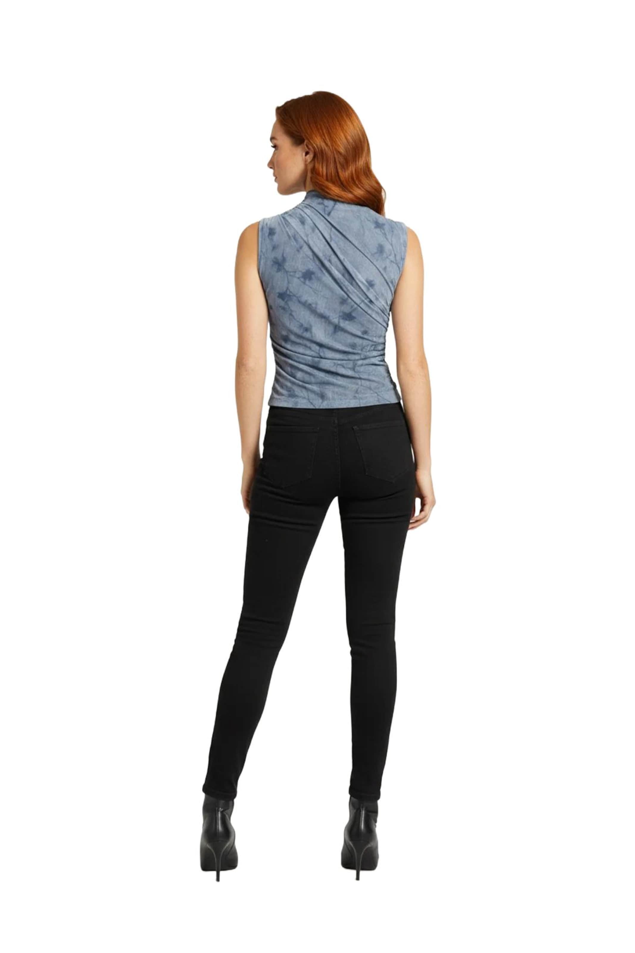 No Matter What Blouse in Blue
