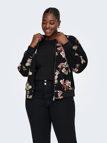 juoda ONLY Carmakoma Demisezoninė striukė 'CARLUX': priekis