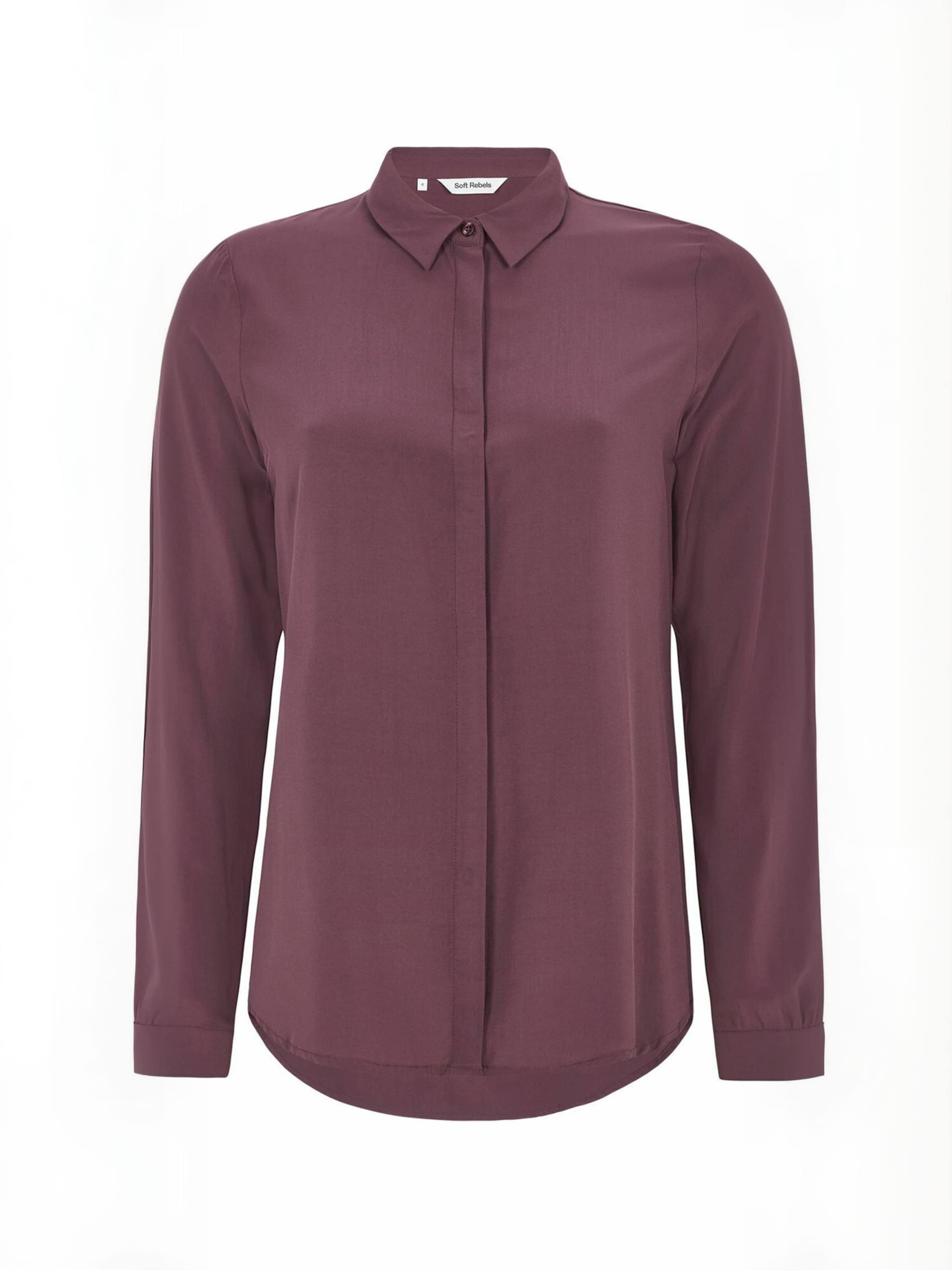 T-shirt ' Shirt ' Soft Rebels en rouge : devant