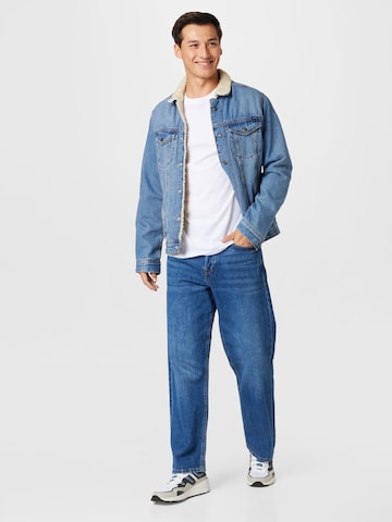 JACK & JONES Normalny krój Jeansy 'Eddie' w kolorze niebieski