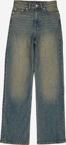 Dr. Denim Jeans 'Echo High Straight' in Bruin: voorkant