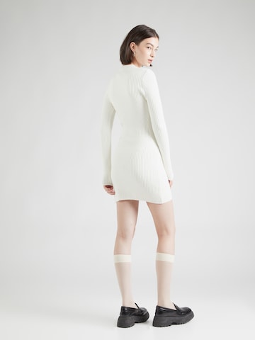 HOLLISTERPletena haljina - bijela boja