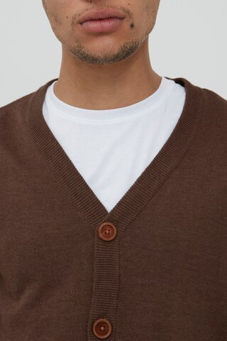 BLEND Knit Cardigan 'Lennard' in Brown