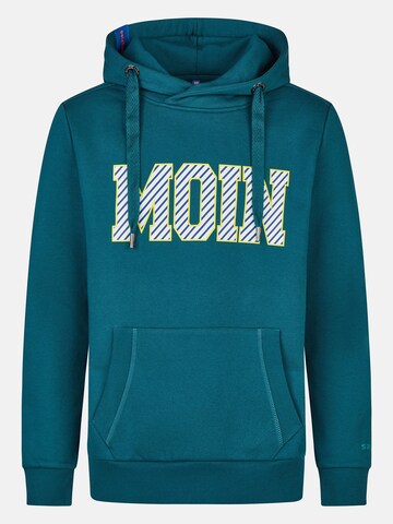 salzhaut Sweatshirt 'Heff-Moin' in Green: front