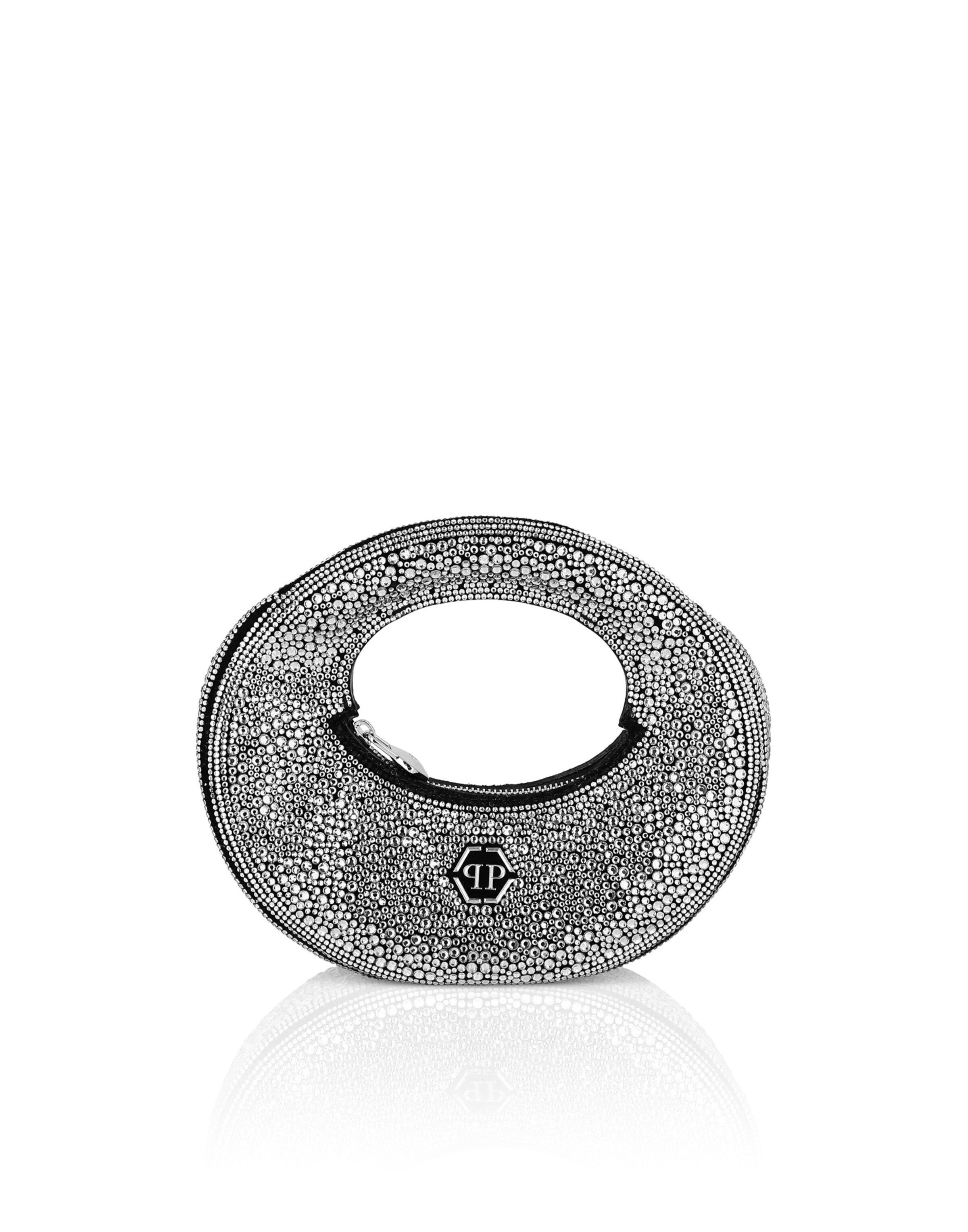 Borsa a mano Philipp Plein di colore nero / argento, Visualizzazione prodotti