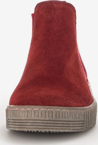GABOR Chelsea Boots in Rot