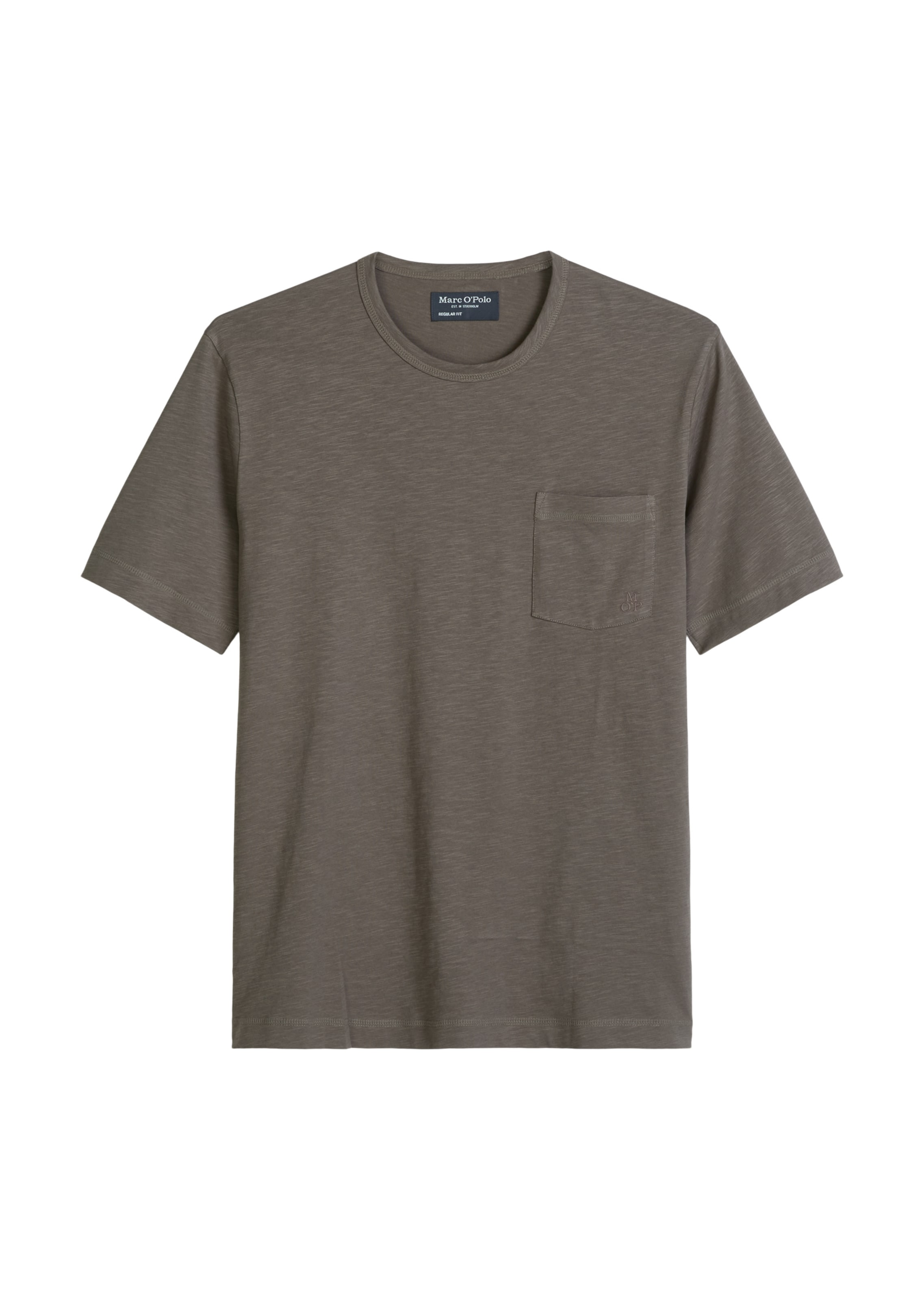 T-Shirt Marc O'Polo en marron : devant