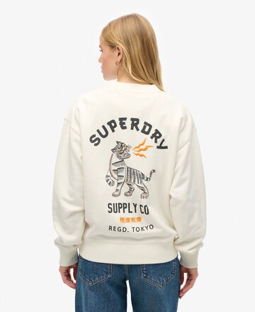 Superdry Sweatshirt in Weiß