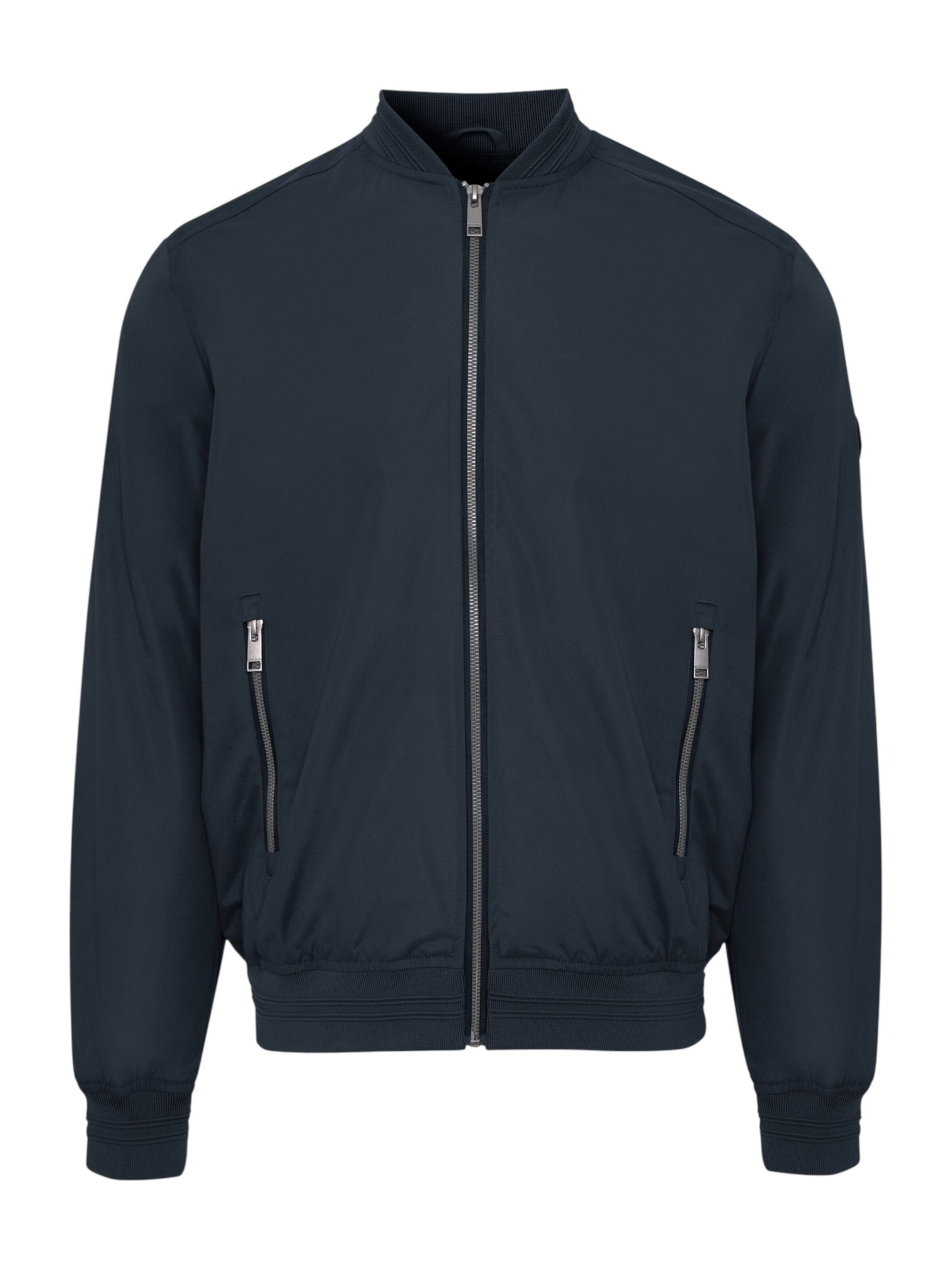 Threadbare Freizeitjacke 'Predict' in Blau: Vorderseite