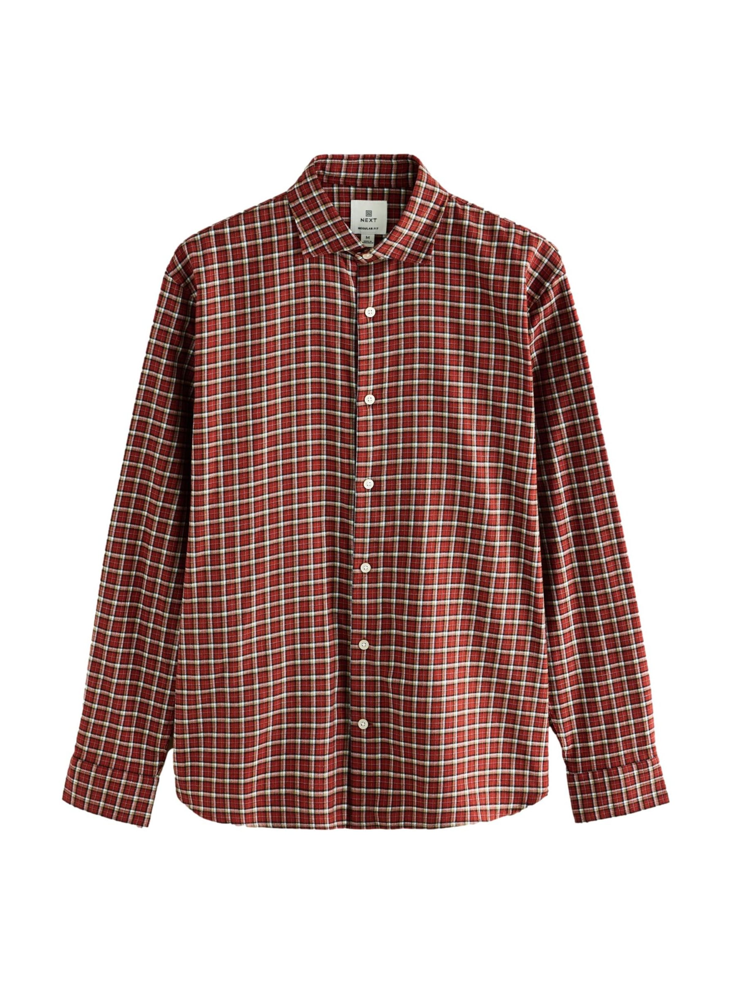 Next - Ajuste regular Camisa en naranja: frente