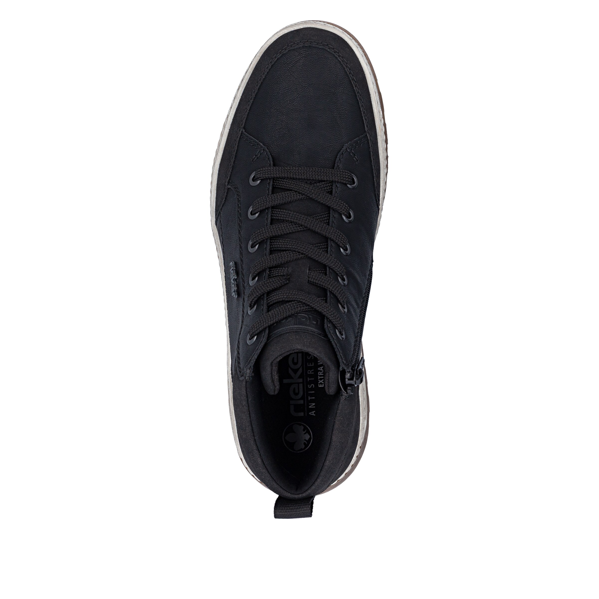 Chaussure de sport à lacets Rieker en noir