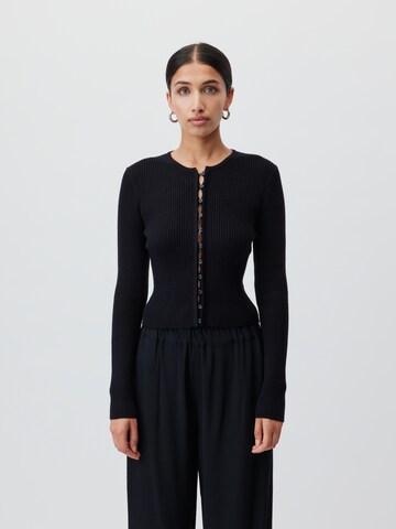 Cardigan 'Lola' LeGer by Lena Gercke en noir : devant