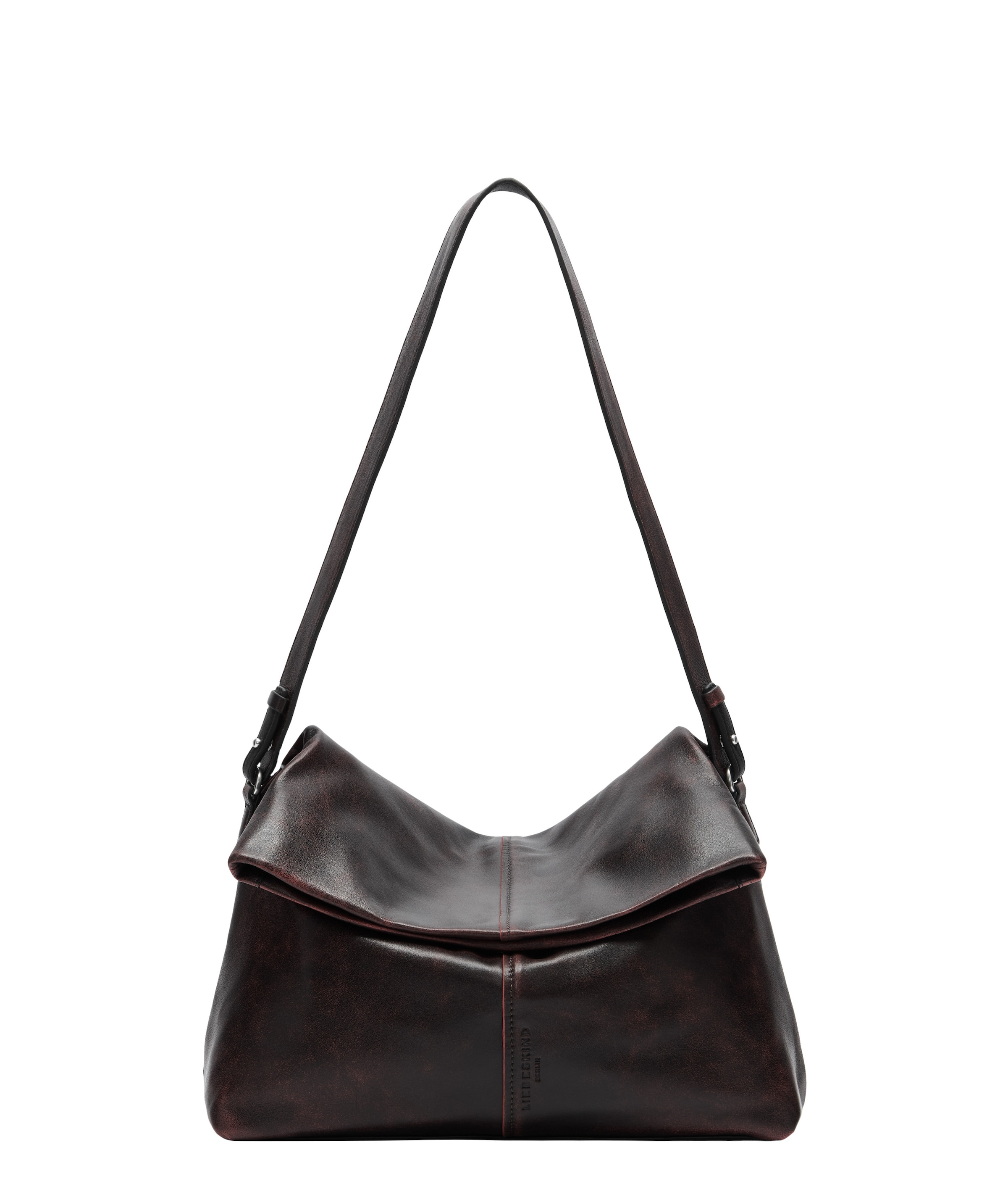 Borsa a spalla di Liebeskind Berlin in nero: frontale