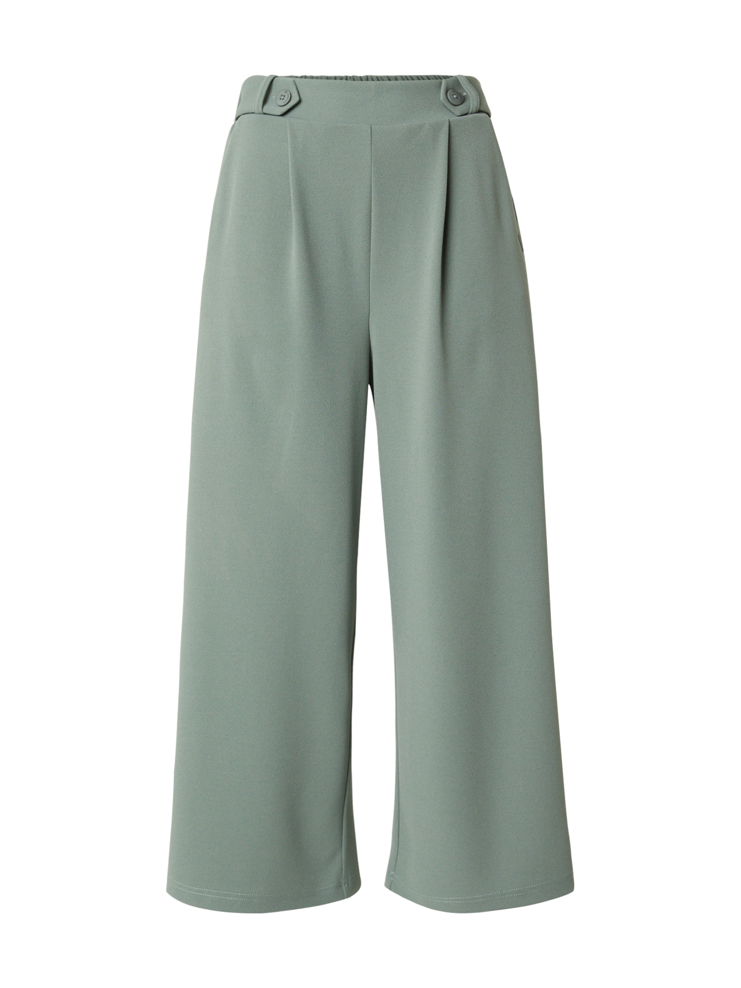 QS Wide Leg Hose in Grün: Vorderseite