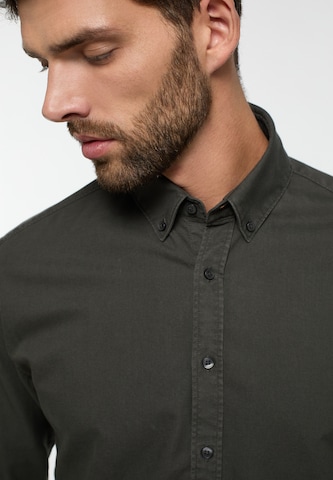 ETERNA - Regular Fit Camisa clássica em cinzento