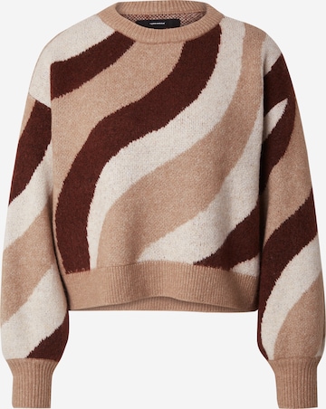 VERO MODA Pullover 'LENA' i beige: forside