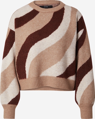 VERO MODA Sweater 'LENA' in Beige: front