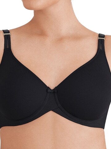 FELINA T-shirt Bra 'Divine Vision' in Black