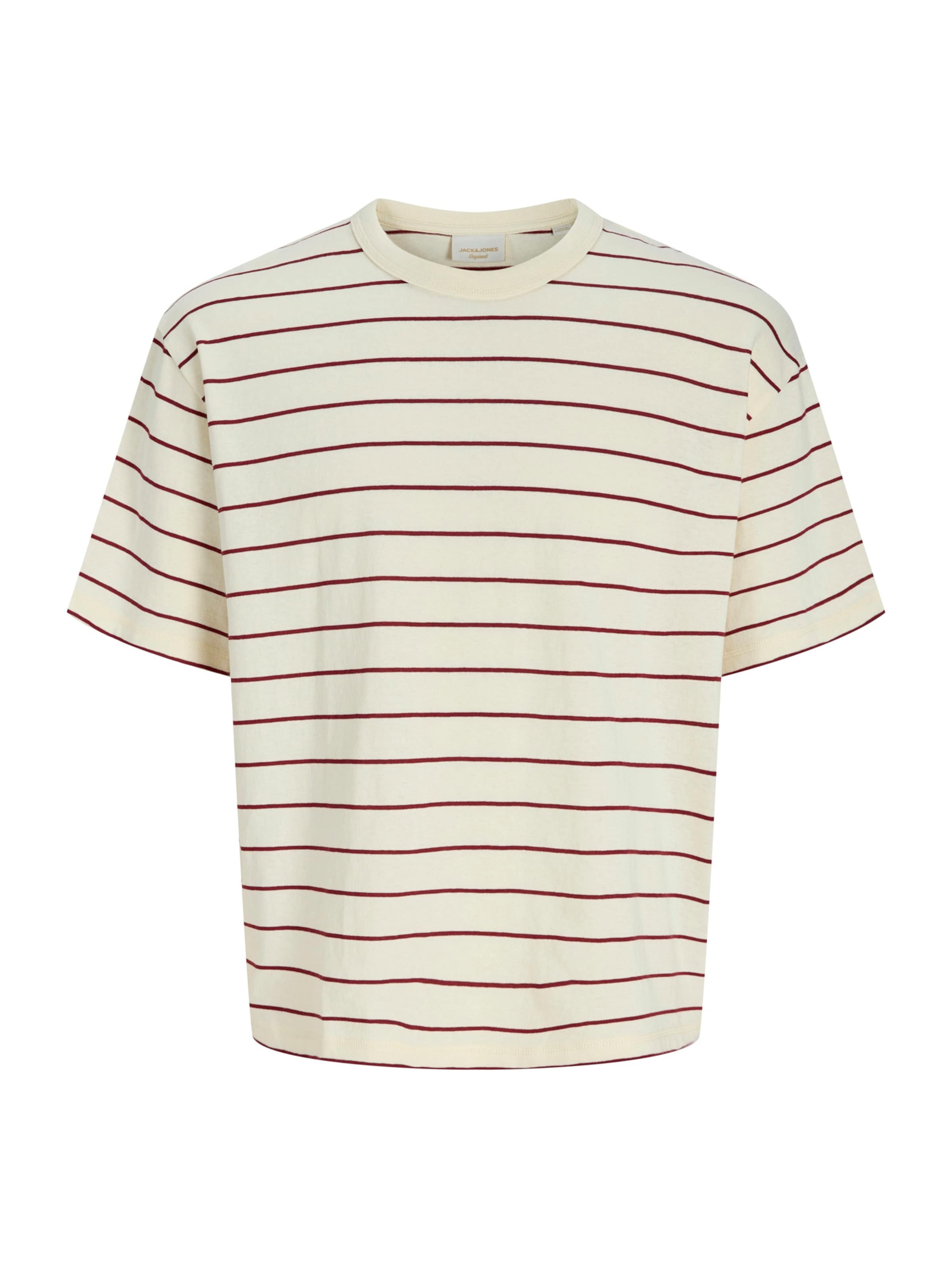 Jack & Jones Plus Μπλουζάκι 'JORSAVONA' σε λευκό: μπροστά