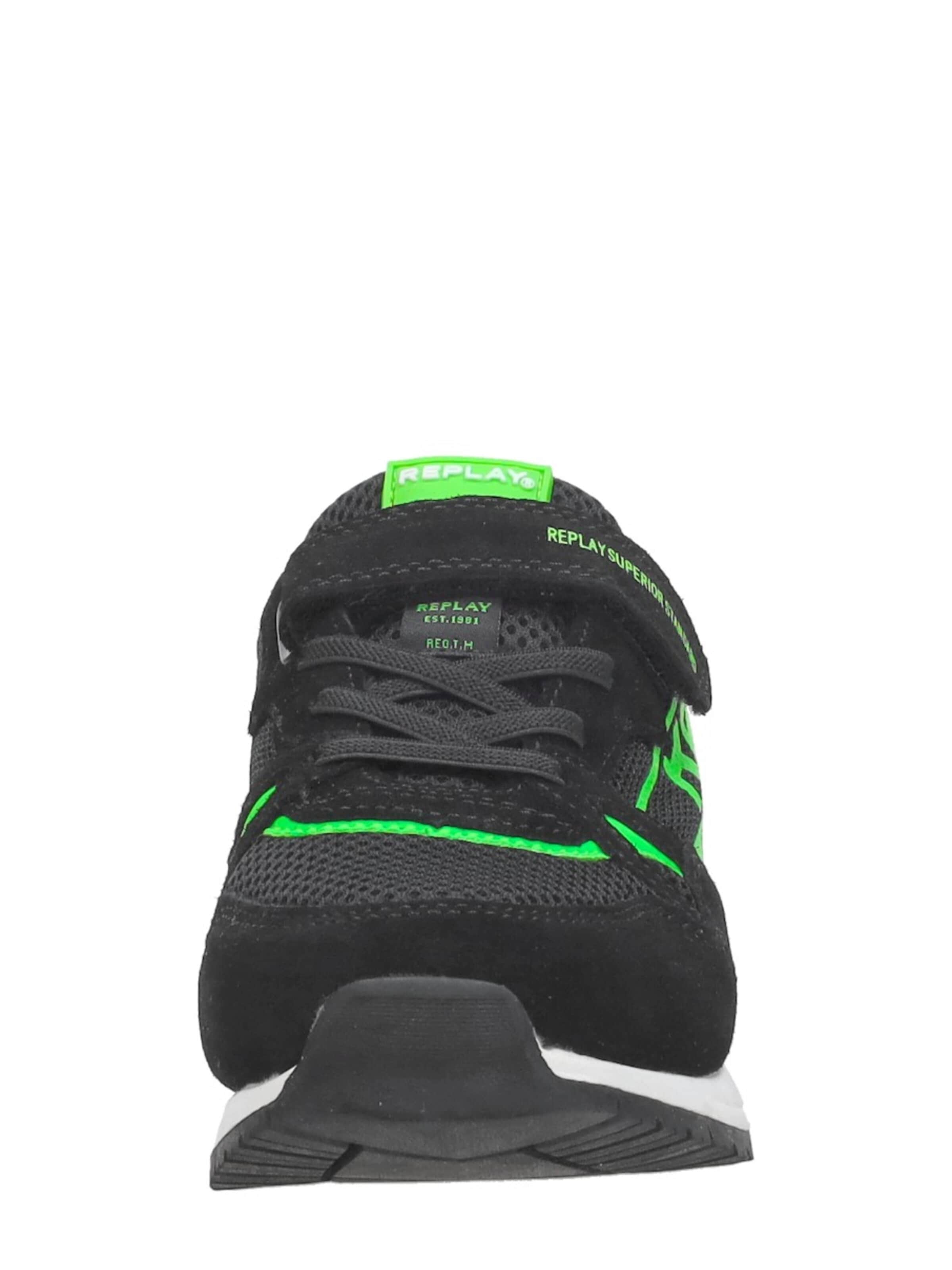 REPLAY Sneakers 'Shoot JR 11' in Zwart