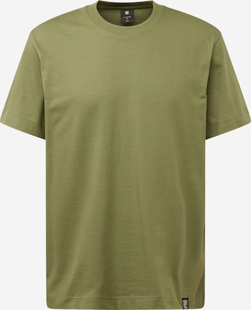 G-STAR Shirt 'Essential' in Green: front