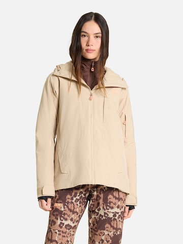 ZIENER Winter Jacket in Beige: front
