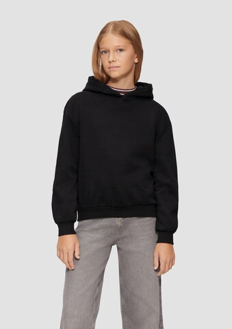 s.Oliver Sweatshirt in Black: front