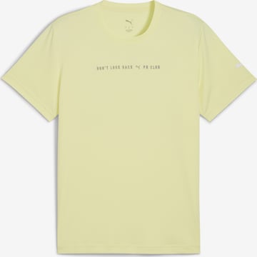 T-Shirt fonctionnel 'Run Club' PUMA en jaune : devant