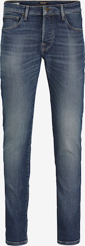 JACK & JONES Slimfit Farkut 'JJIGLENN JJICON' värissä sininen: etupuoli