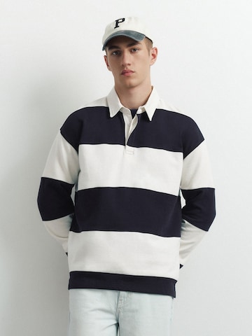 Pull&Bear Bluzka sportowa w kolorze czarny: przód