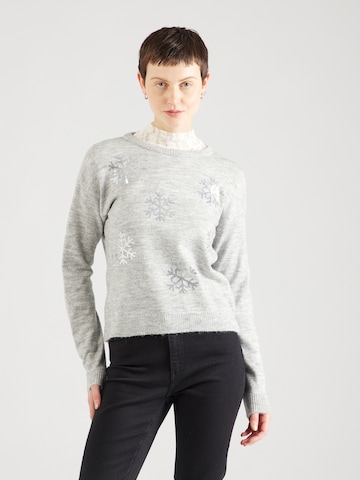 ABOUT YOU Sweater 'Gin' in Grey: front