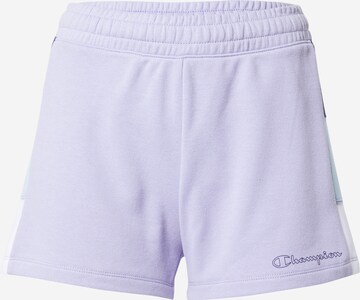 Champion Authentic Athletic Apparel Normální Kalhoty – fialová: přední strana
