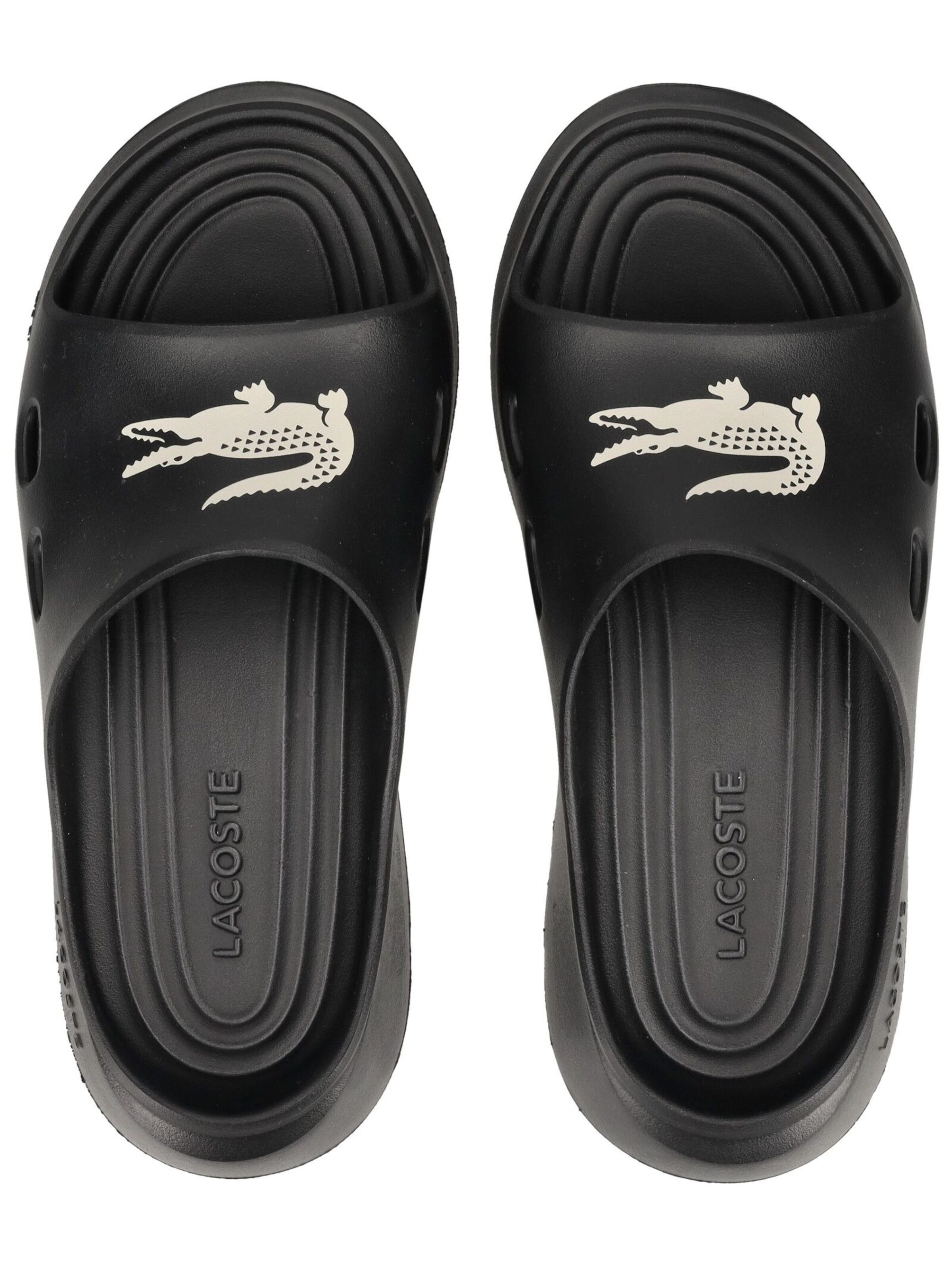 LACOSTE Pantolette in Schwarz