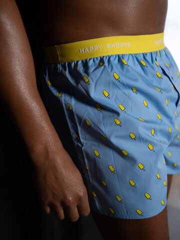 Boxers ' Motiv Mix ' Happy Shorts en bleu