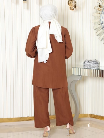 MODAMIHRAM Kostuum in Bruin