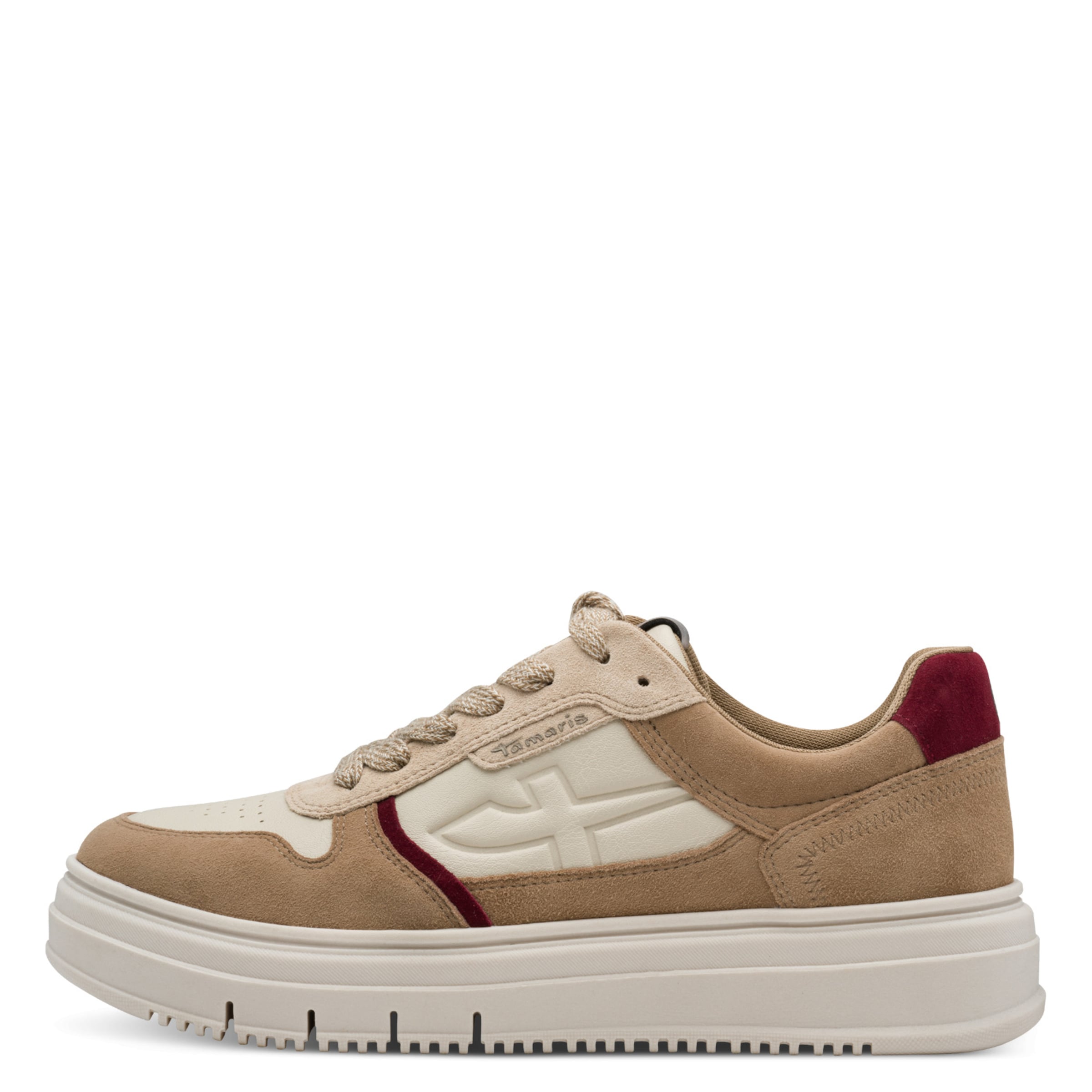 Baskets basses Tamaris en beige