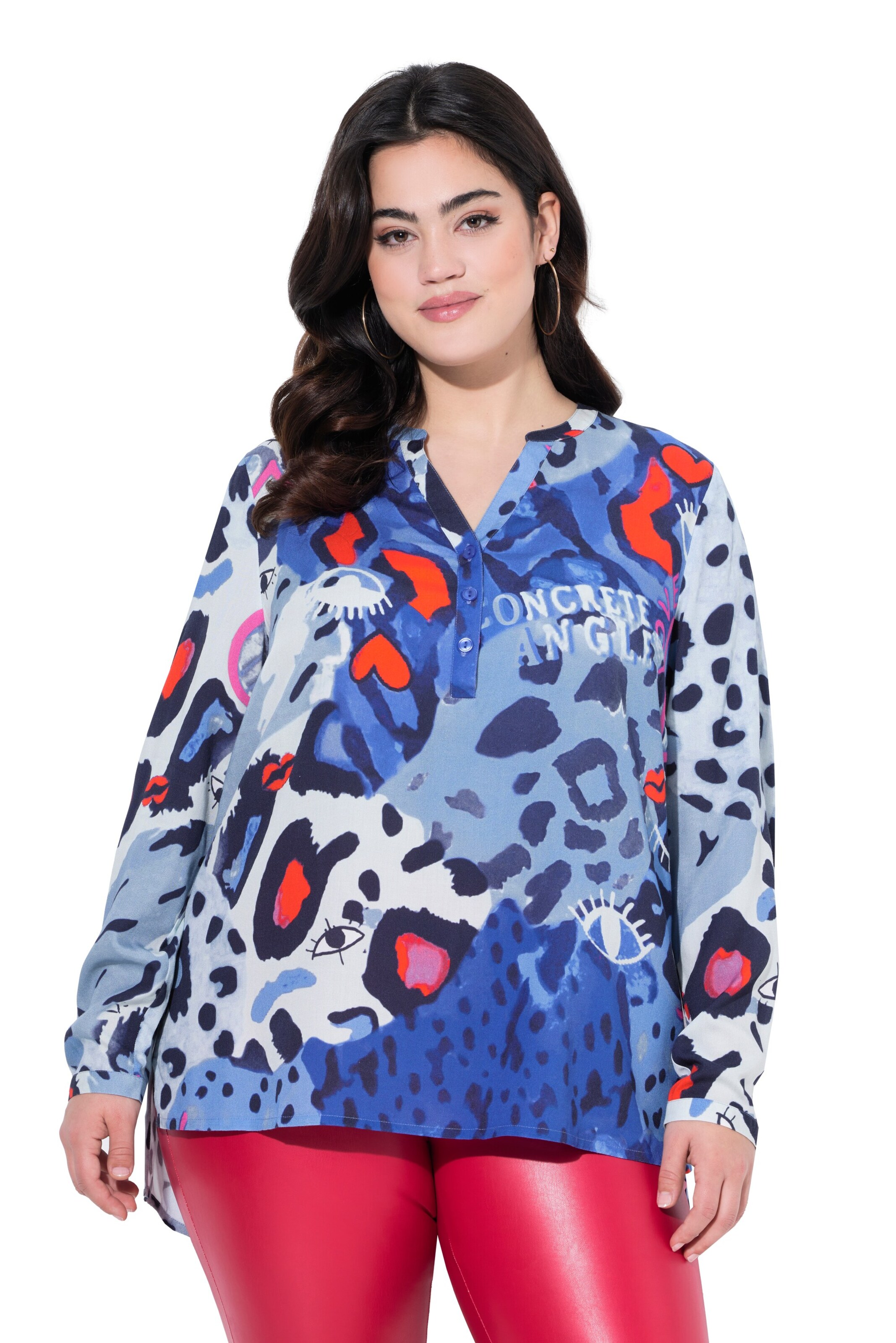 Angel of Style Blouse in Blauw: voorkant