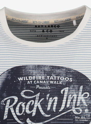 Key Largo Shirt 'MT WILDFIRE' in White