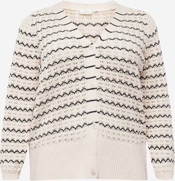 Cardigan 'ASA' ONLY Carmakoma en beige : devant