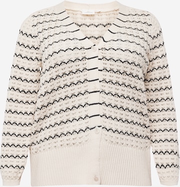 Cardigan 'ASA' ONLY Carmakoma en beige : devant