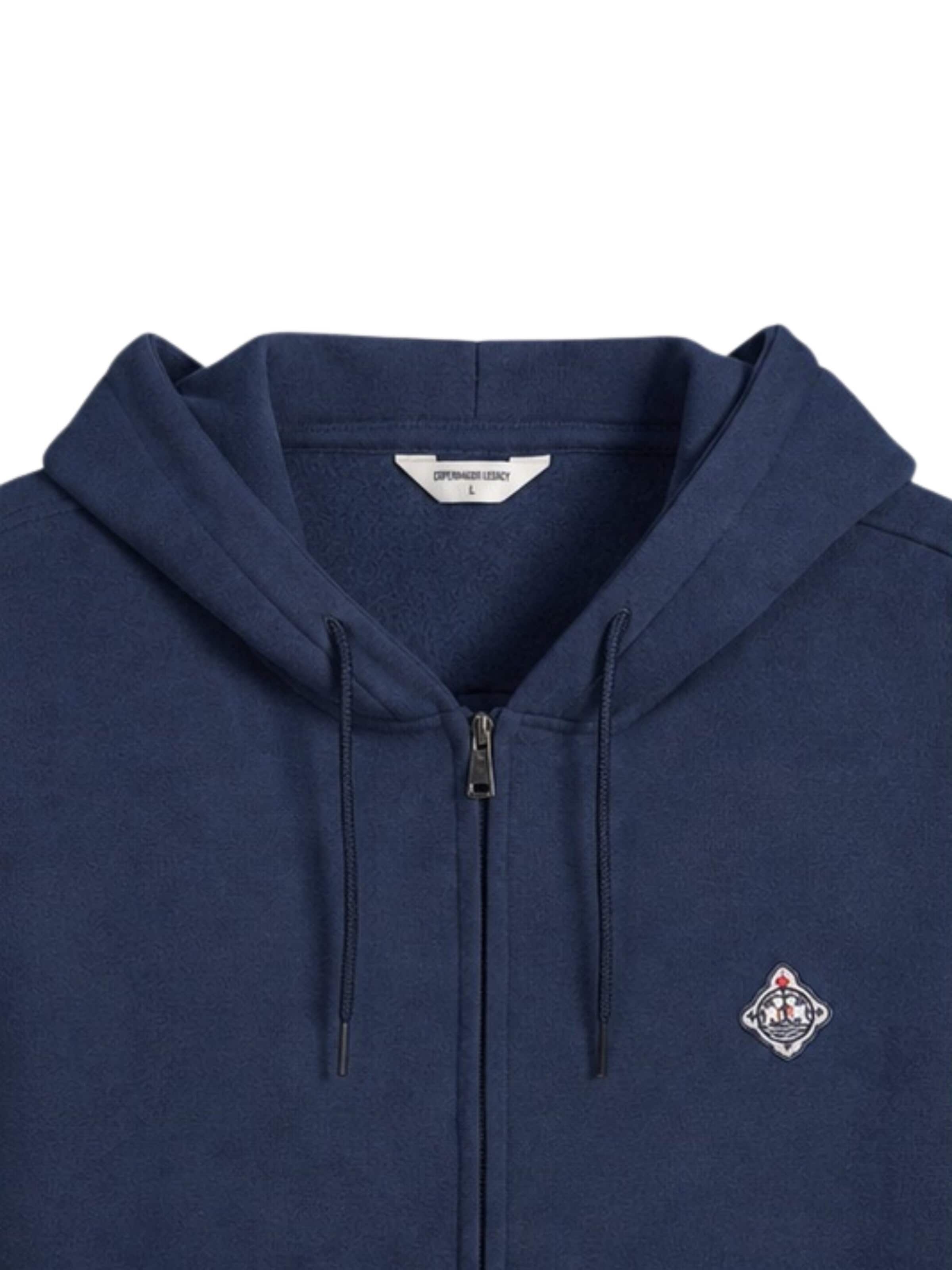 Copenhagen Legacy - Sudadera con cremallera 'Mens Hoodie Zip' en azul