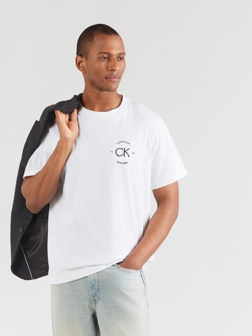Calvin Klein Jeans Μπλουζάκι '20S APRIL' σε λευκό