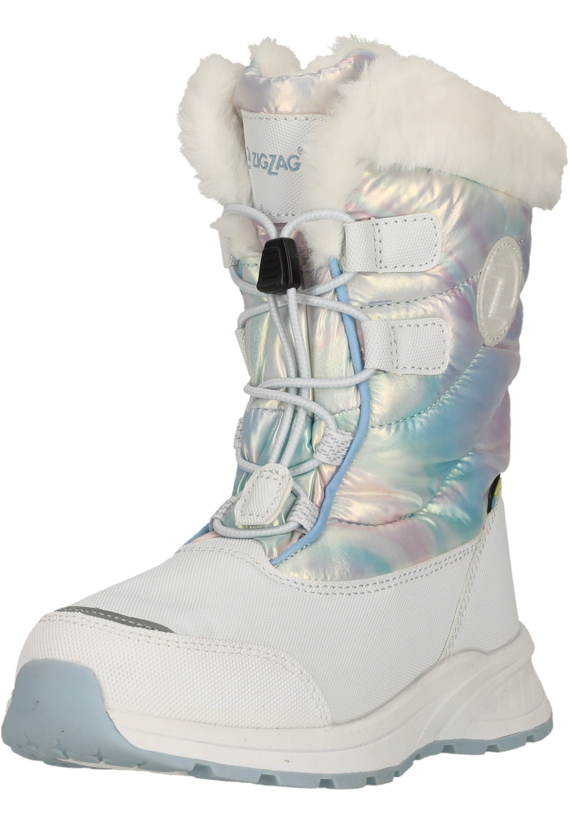 ZigZag Winterstiefel 'Rasbell' in Weiß: Vorderseite