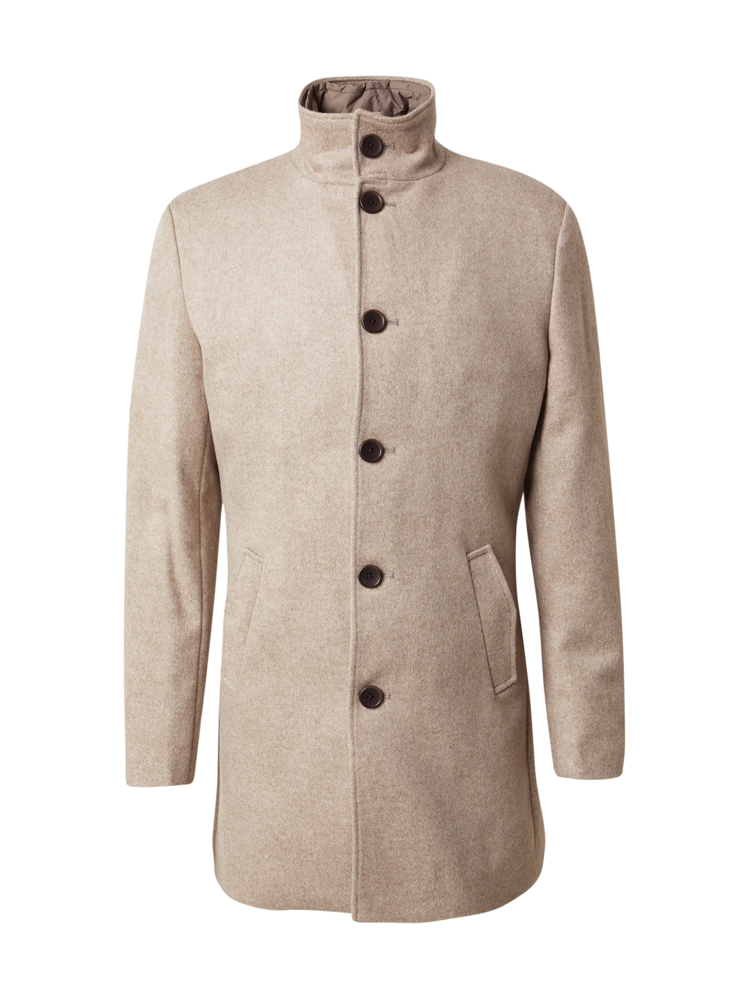 Bruun & Stengade Přechodný kabát 'Ontario' – hnědá: přední strana