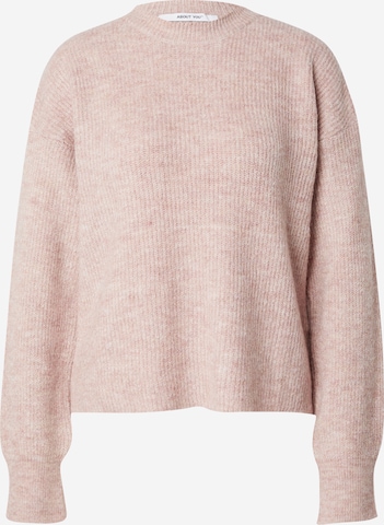 ABOUT YOU Sweter 'Soraya' w kolorze różowy: przód