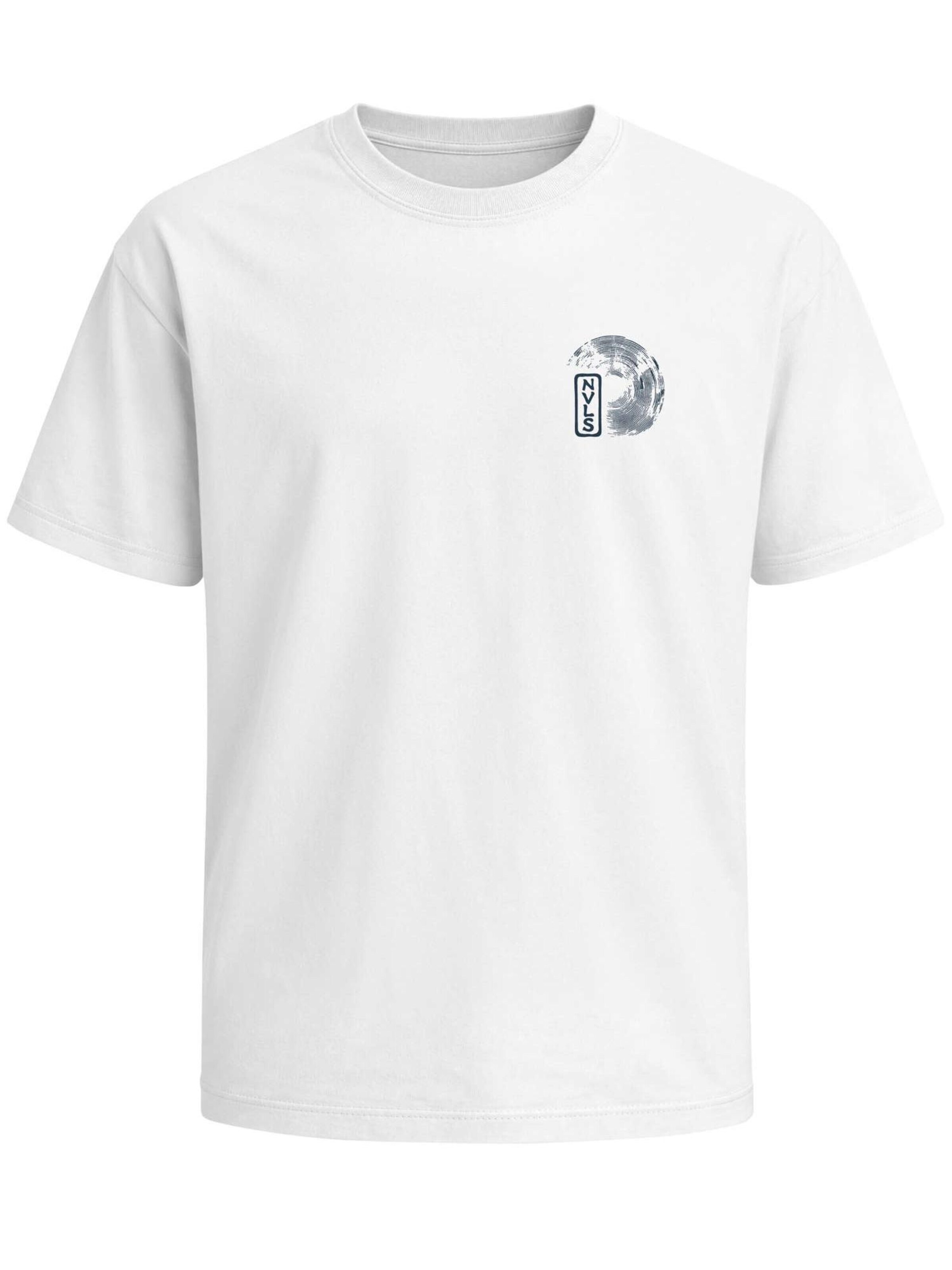 Neverless Shirt 'Bonsai' in White: front